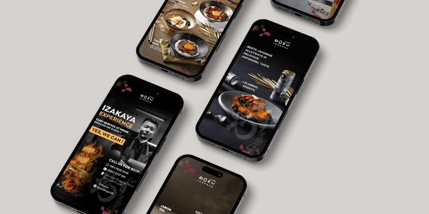 Bozu Izakaya Bali Hero Featured Banner with Kayana Creative Digital Marketing Agency