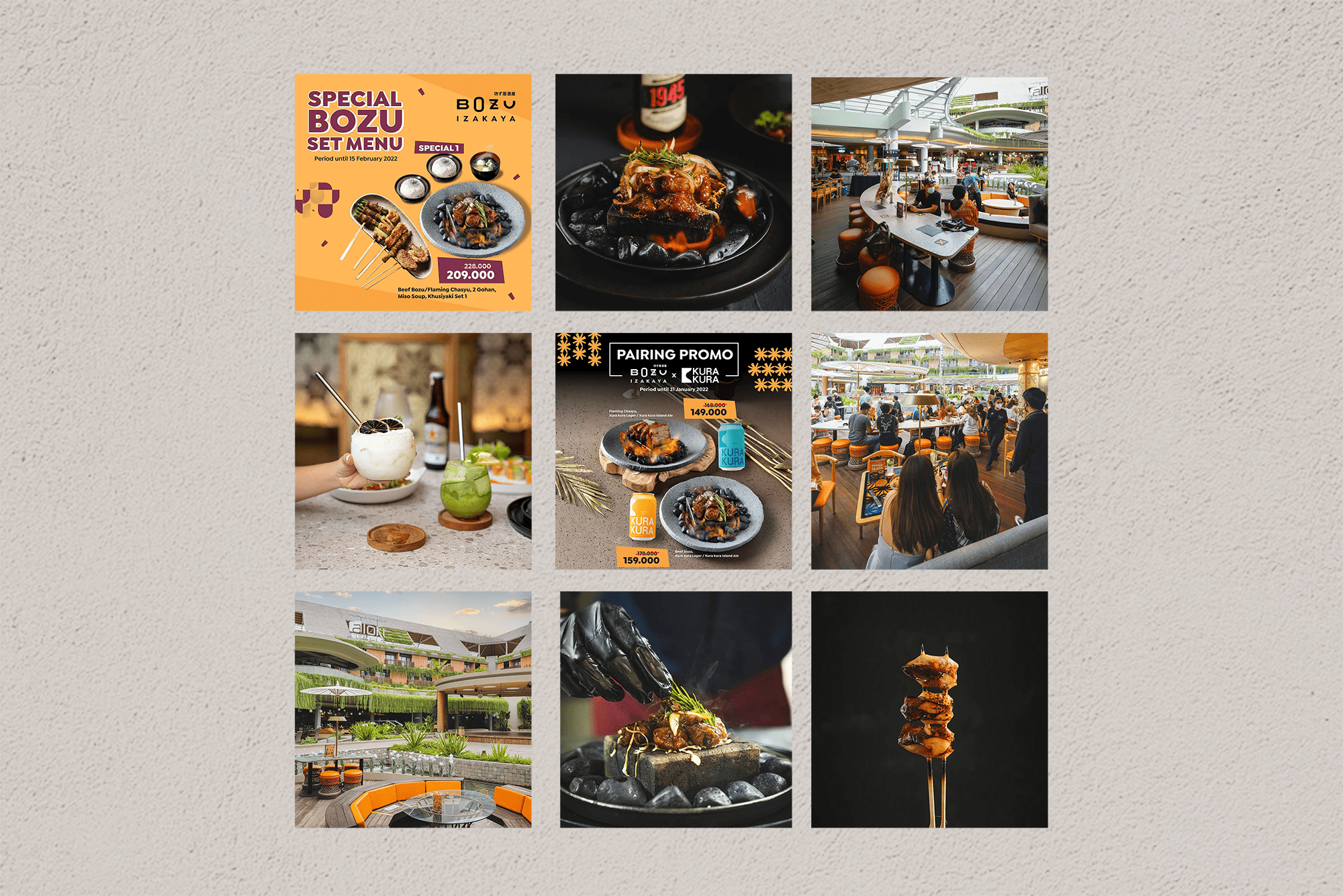Bozu Izakaya Featured 3 in Collaboration with Kayana Creative Digital Marketing Agency